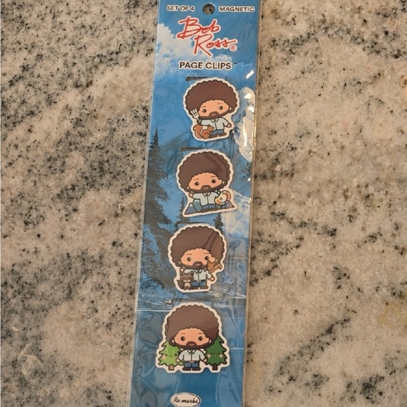 Page Clips Other - Bob Ross Page Clips Bookmarks